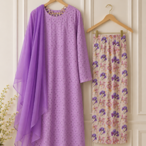 CHIKANKARI-LILAC